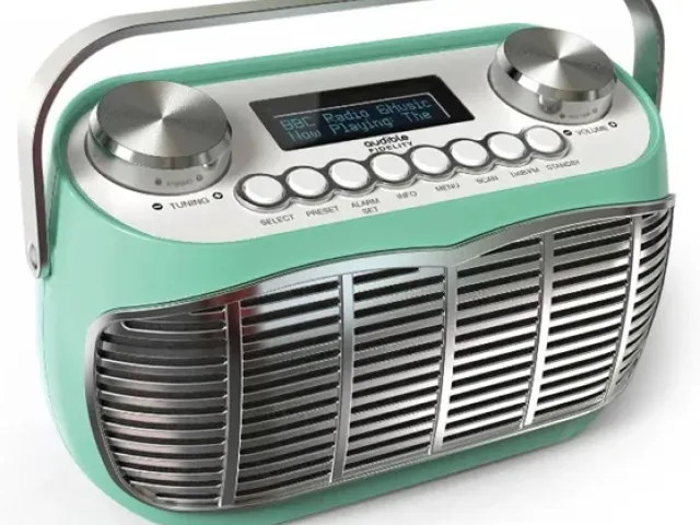 Detroit Retro DAB FM Radio by Audible Fidelity - Green - SALE PRICE!!